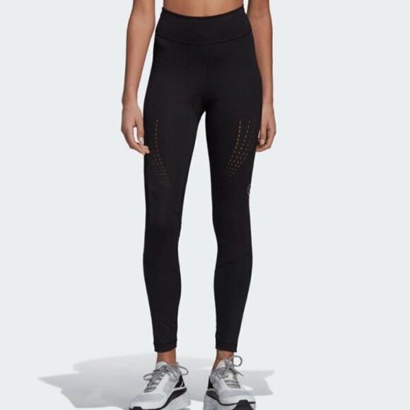 Adidas by Stella McCartney Perforated Cutouts Truepurpose Leggings - Picture 1 of 10